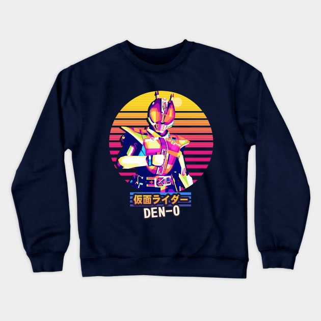 Kamen Rider Den O Crewneck Sweatshirt by desilutfiaa